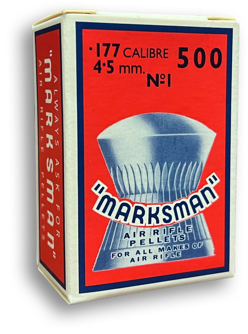 Picture of MARKSMAN .177 ROUND HEAD PELLETS, MARKSMAN 500 PK