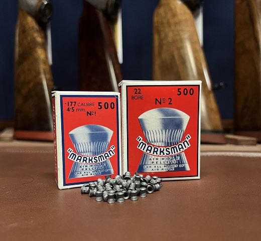 Picture of MARKSMAN .177 ROUND HEAD PELLETS, MARKSMAN 500 PK