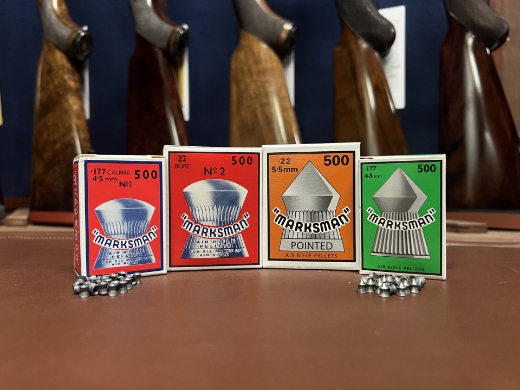 Picture of MARKSMAN .177 ROUND HEAD PELLETS, MARKSMAN 500 PK