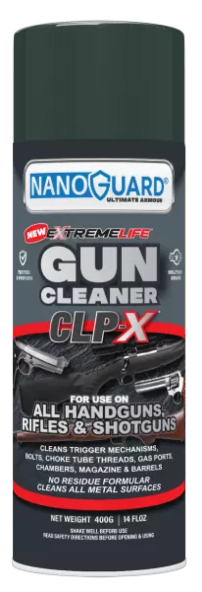 Picture of NANOGUARD AEROSOL, GUN CLEANER CLP-X TREATMENT WITH TUNGSTEN 400G / 14 FLOZ / 570ML