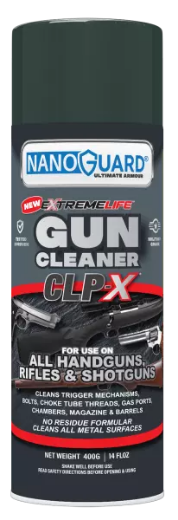 Picture of NANOGUARD AEROSOL, GUN CLEANER CLP-X TREATMENT WITH TUNGSTEN 400G / 14 FLOZ / 570ML