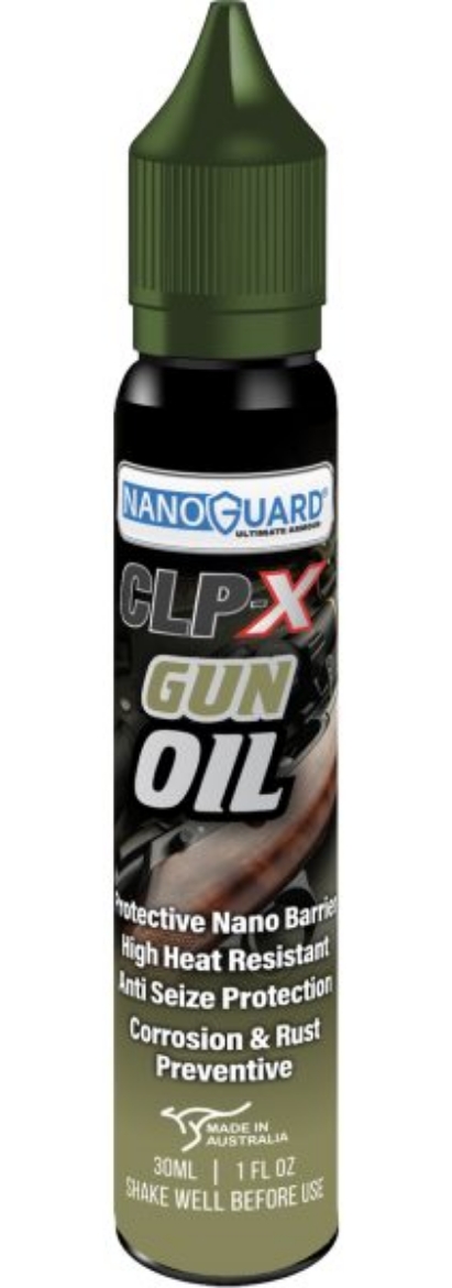 Picture of NANOGUARD GUN OIL, NON-AEROSOL, GUN PROTECTION CLP-X TREATMENT WITH TUNGSTEN 1 FLOZ / 30ML