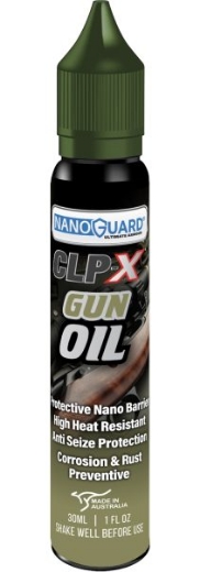 Picture of NANOGUARD GUN OIL, NON-AEROSOL, GUN PROTECTION CLP-X TREATMENT WITH TUNGSTEN 1 FLOZ / 30ML