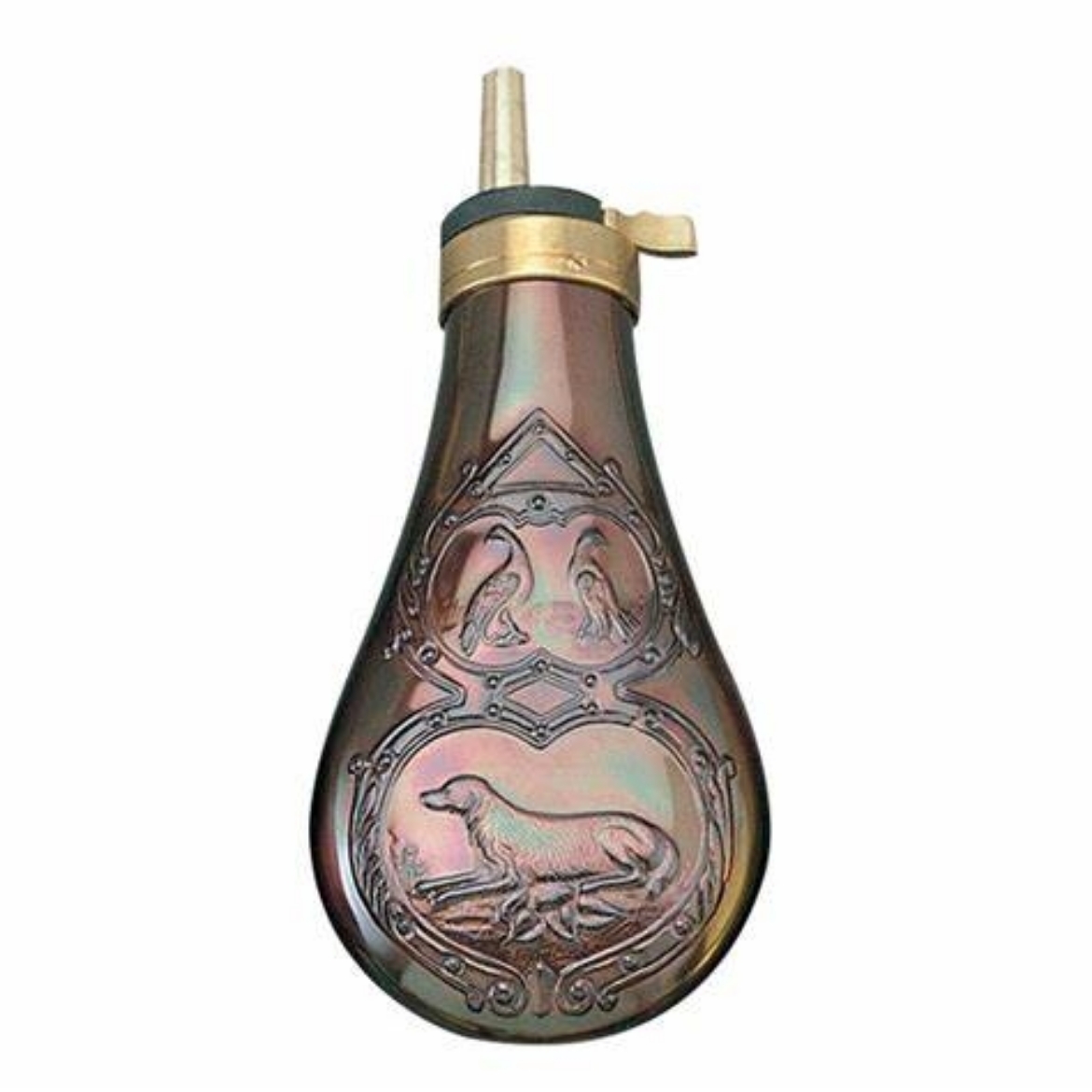 Picture of REMINGTON DOG & PHEASANT COPPER FLASK .36 CAL