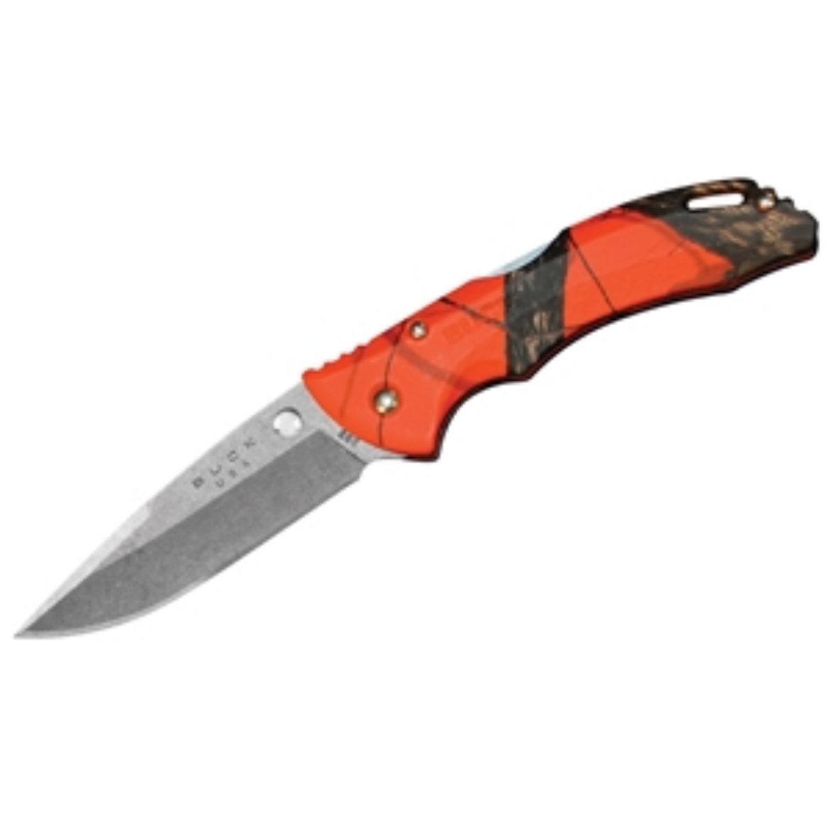 Picture of BUCK BANTAM, MOSSY OAK BLAZE ORANGE CAMO 7.9cm BLADE  #285CMS9