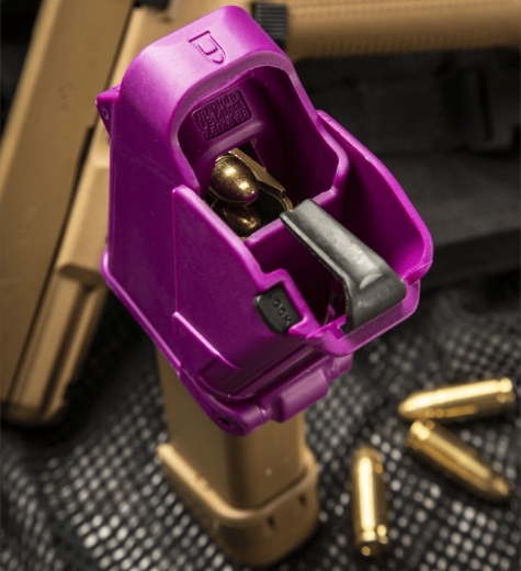 Picture of MAGAZINE LOADER 9MM - 45CAL   MAGLULA MAG LOADER PINK