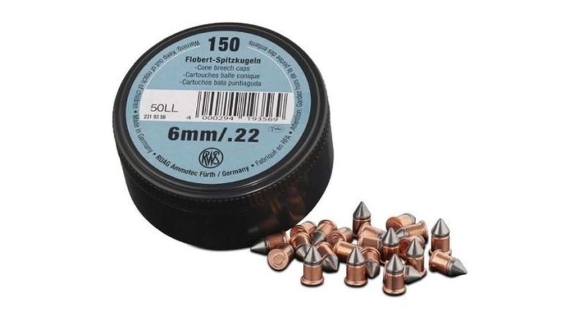 Picture of 6MM (.22 CONICAL)  FLOBERT 150 PACK   RWS #2319356
