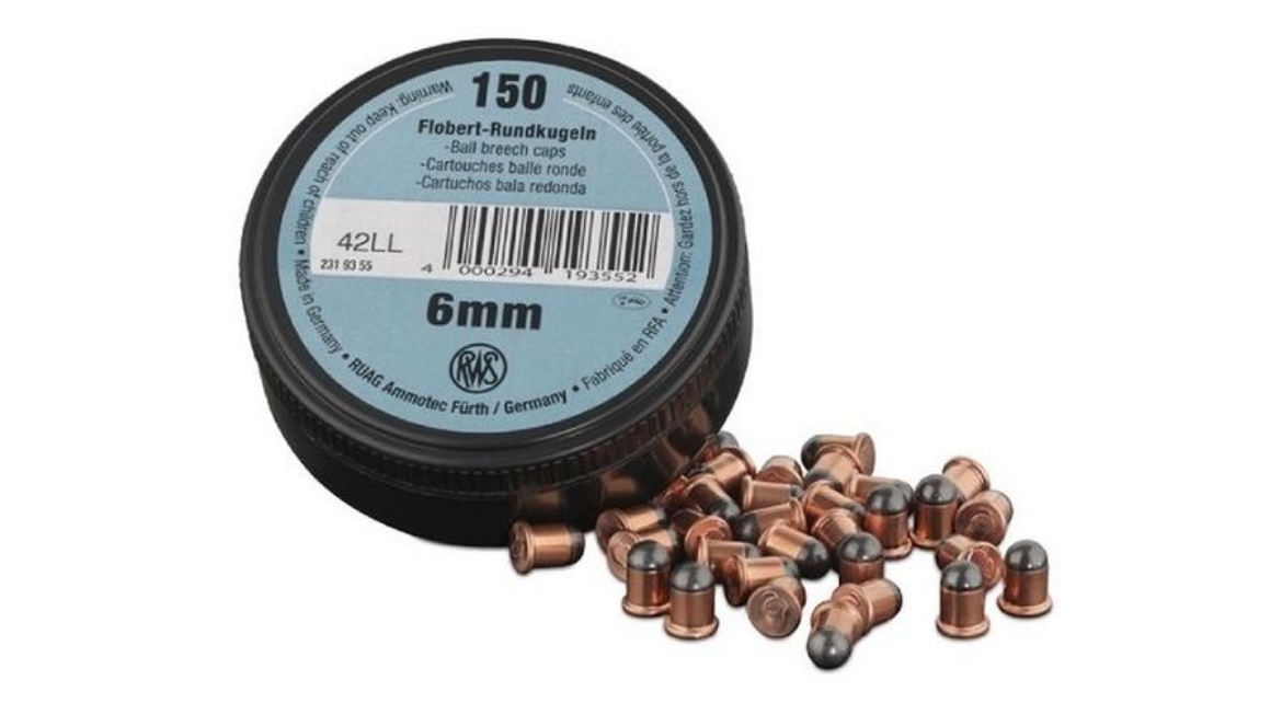 Picture of 6MM (.22 BB)  FLOBERT BALL 159 PACK   RWS #2319355