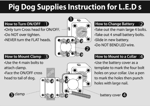 Picture of TRACKING LIGHT LED, HEAVY DUTY, INCLUDES CLAMP, ASST COLOUR