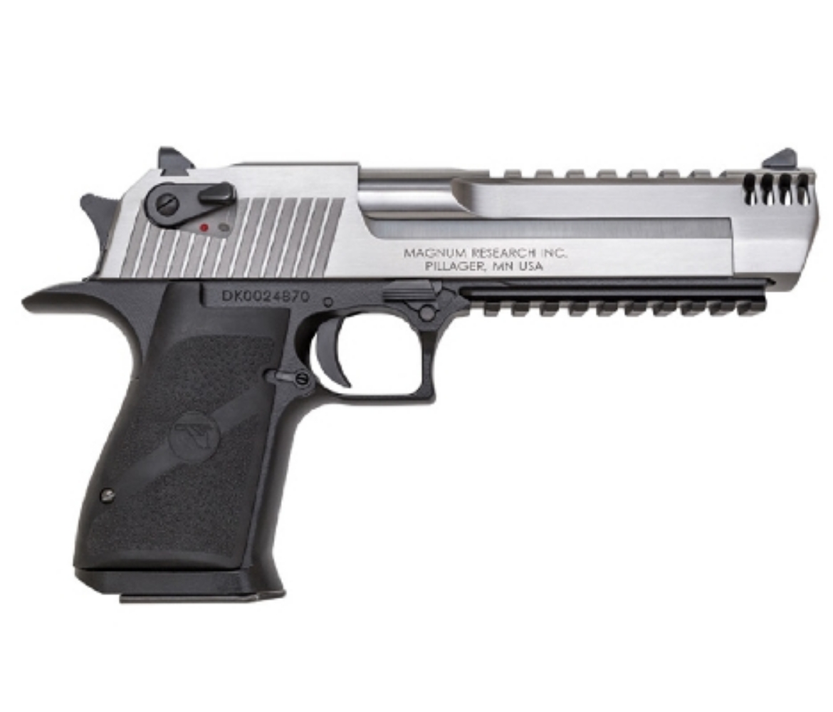 Picture of NEW MAGNUM RESEARCH DESERT EAGLE 357 MAG, L6 ALLUMINIUM FRAME / BLACK FINISH WITH INTEGRATED MUZZLE BRAKE