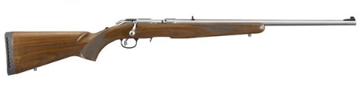 Picture of NEW RUGER AMERICAN 22LR, STAINLESS 22" BARREL, WALNUT STOCK, 10 SHOT ROTARY MAG, AMR22LRSW